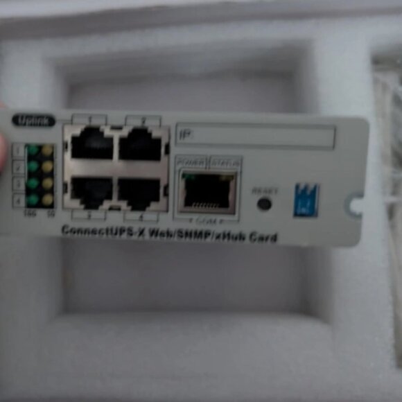 EATON POWERWARE 103002974 5501 P53P4619 Connect UPS-X Web SNMP X Hub Card - Picture 4 of 6